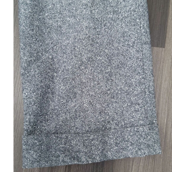 Vtg Pendleton virgin wool /silk dress pants straight leg Gray tweed 10 petite W - Picture 5 of 8